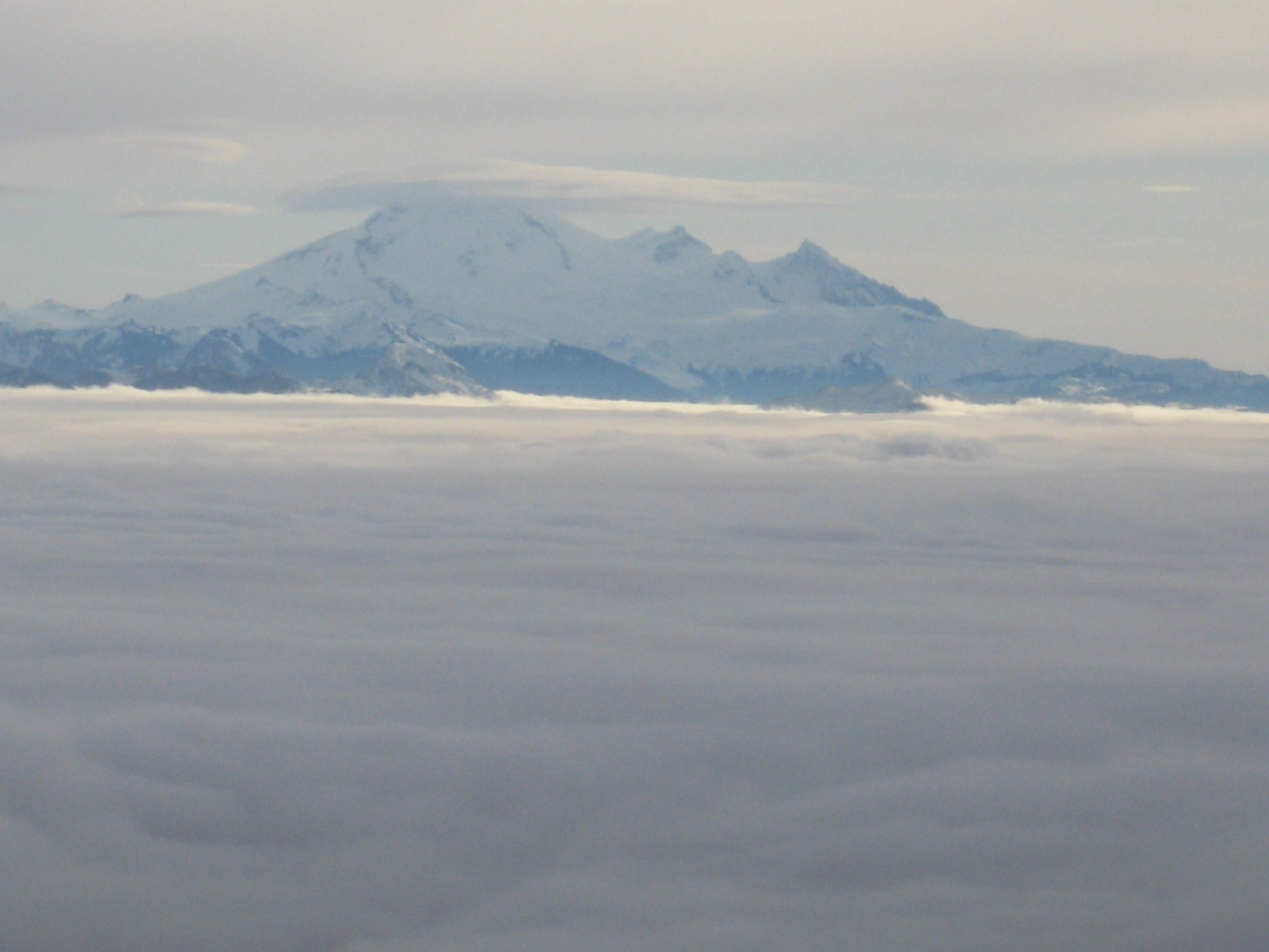 Phil Craig's Photo of Mount Baker.  February, 2008.  Langley Flying School.